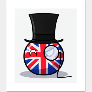 Rule Britannia Polandball UK Posters and Art